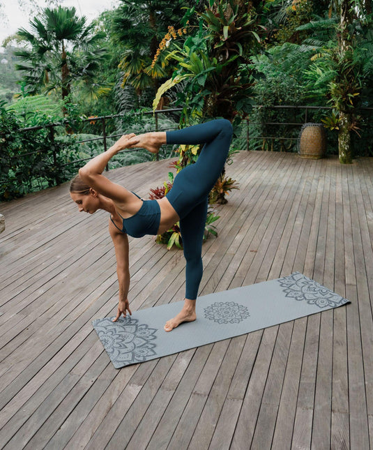 YOGA DESIGN LABS Tappetino Yoga COMBO MAT 1.5mm GEO – Antiscivolo E Ecologico