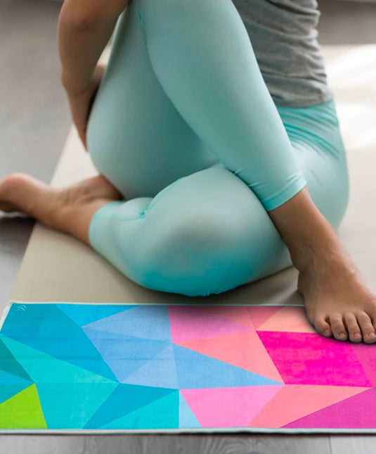 Yoga Design Lab - Yoga Hand Towel - Ultra-Grippy, Moisture Absorbing & Quick-Dry