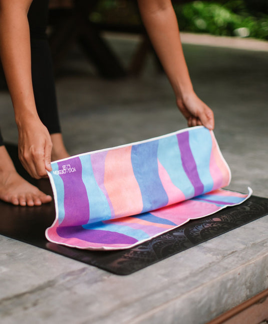 Yoga Design Lab - Yoga Hand Towel - Ultra-Grippy, Moisture Absorbing & Quick-Dry
