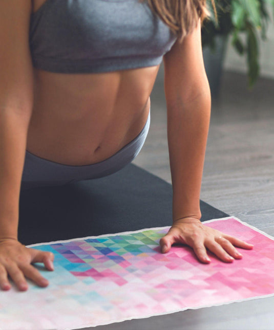 Yoga Design Lab - Yoga Hand Towel - Ultra-Grippy, Moisture Absorbing & Quick-Dry