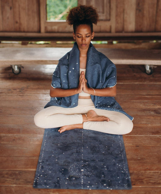 Yoga Design Lab - Yoga Mat Towel - Ultra-Grippy, Moisture Absorbing & Quick-Dry