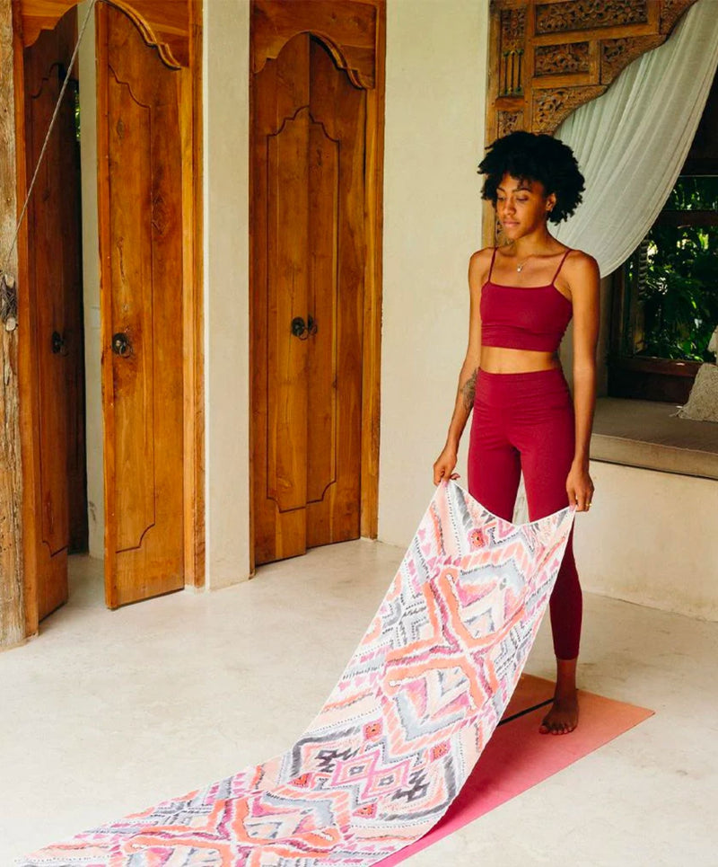 Load image into Gallery viewer, Yoga Design Lab - Yoga Mat Towel - Ultra-Grippy, Moisture Absorbing &amp; Quick-Dry
