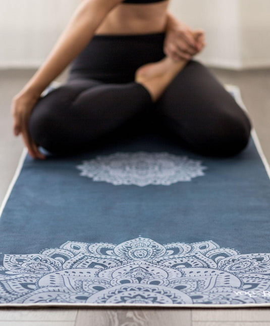 Yoga Design Lab - Yoga Mat Towel - Ultra-Grippy, Moisture Absorbing & Quick-Dry