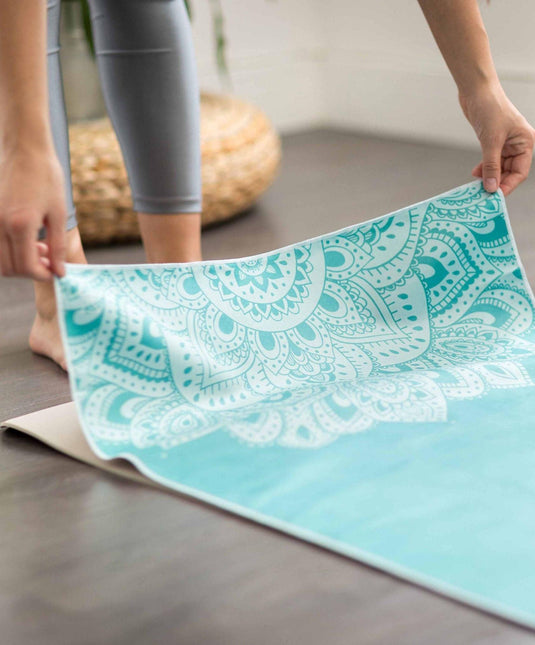 Yoga Design Lab - Yoga Mat Towel - Ultra-Grippy, Moisture Absorbing & Quick-Dry