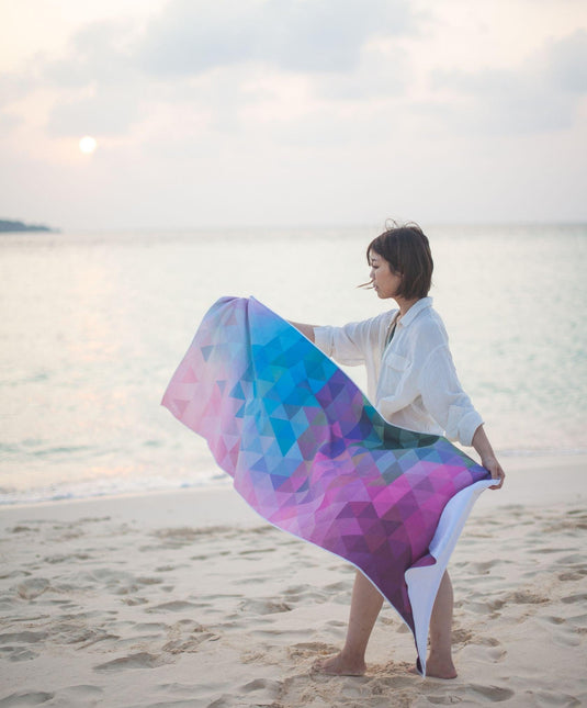 Yoga Design Lab - Yoga Mat Towel - Ultra-Grippy, Moisture Absorbing & Quick-Dry