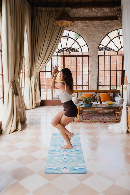 Yoga Design Lab - Combo Travel Yoga Mat - Best For Travel