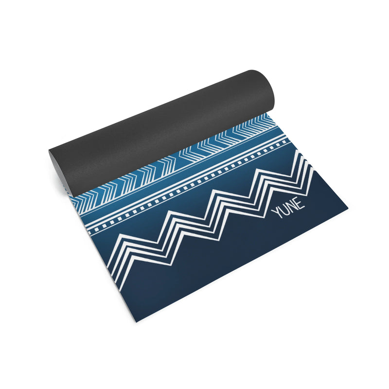 Load image into Gallery viewer, Yune Yoga - Yoga Mat | 6mm Thick | Blue | Non-Slip | Eco Friendly | Yune Yoga | Diamond
