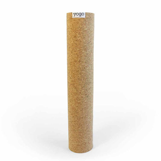 Yogo - Cork Hot Yoga Mat with Hydro-Grip Non-Slip FSC-Certified Rubber