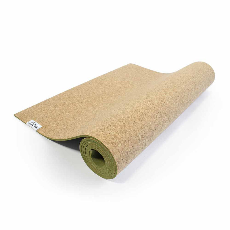 Load image into Gallery viewer, Yogo - Cork Hot Yoga Mat with Hydro-Grip Non-Slip FSC-Certified Rubber
