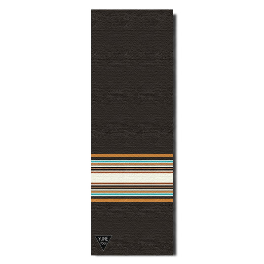 Yune Yoga - Yoga Mat | 6mm Thick | Multi Color Striped | Non-Slip | Eco Friendly | Yune Yoga | Lizard Rock