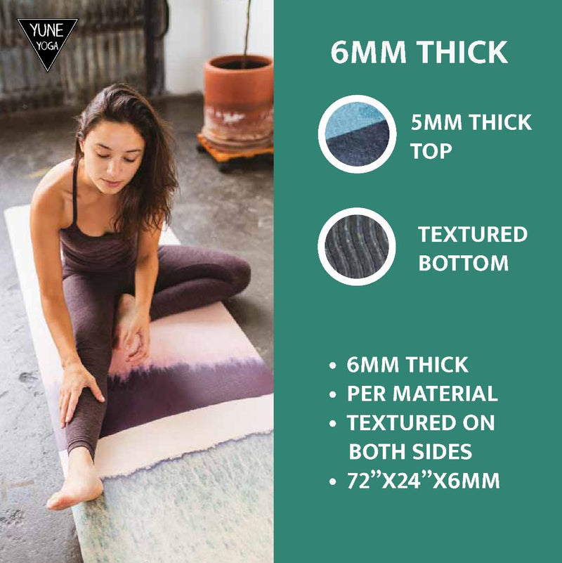 Load image into Gallery viewer, Yune Yoga - Yoga Mat | 6mm Lightweight | Blue Moon | Non-Slip | Eco Friendly | Yune Yoga | Alpha Centurion
