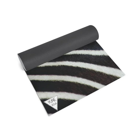 Yune Yoga - Yoga Mat | 6mm Thick | Zebra | Non-Slip | Eco Friendly | Yune Yoga