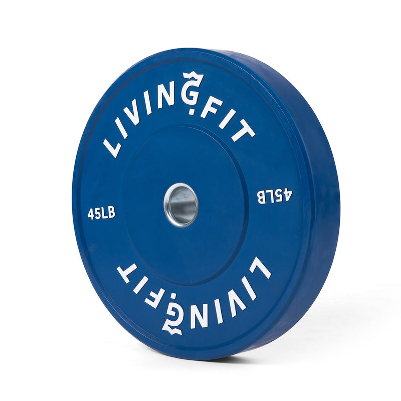 Load image into Gallery viewer, Living Fit Bumper Plate 45LB
