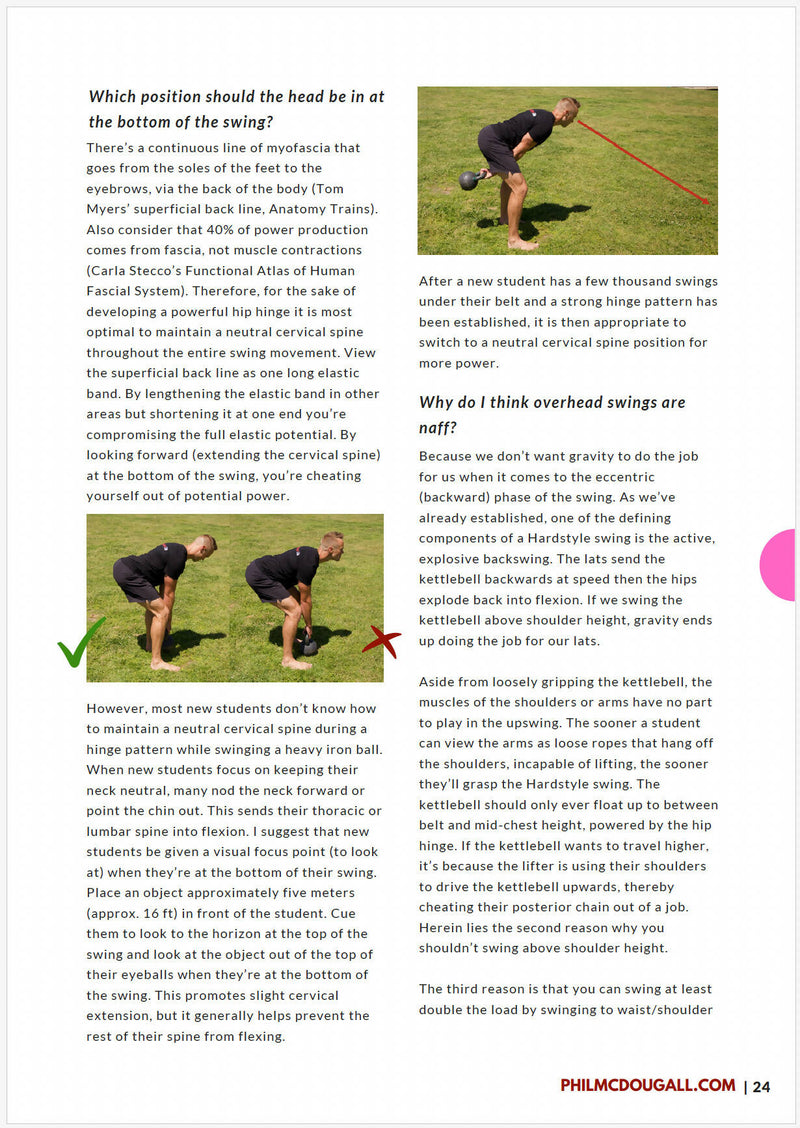 Load image into Gallery viewer, Hardstyle Kettlebell Manual pages

