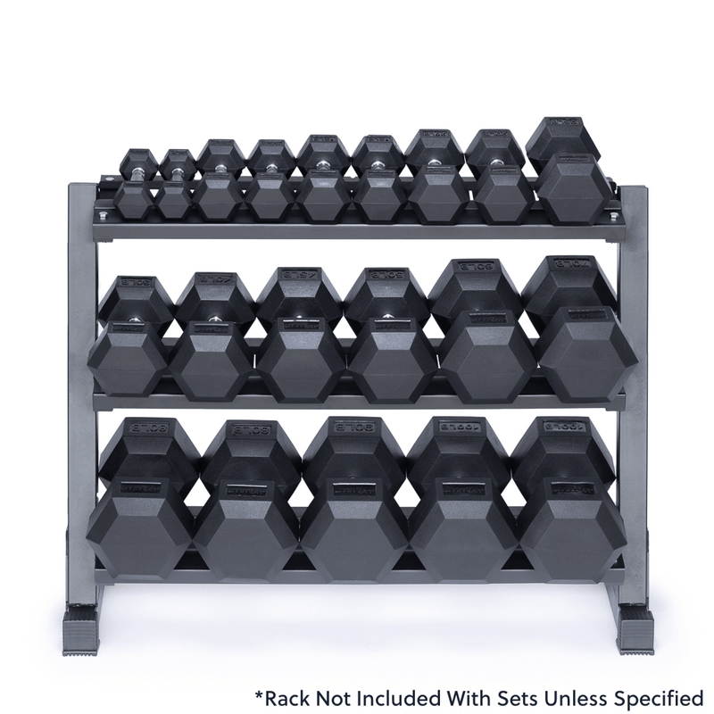 Load image into Gallery viewer, Rubber Hex Dumbbells
