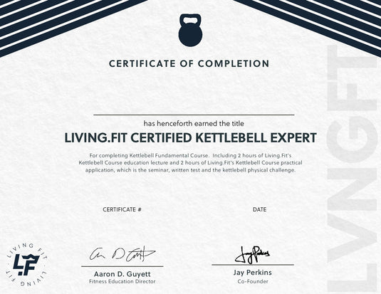 Kettlebell Fundamentals Certification Document Creation