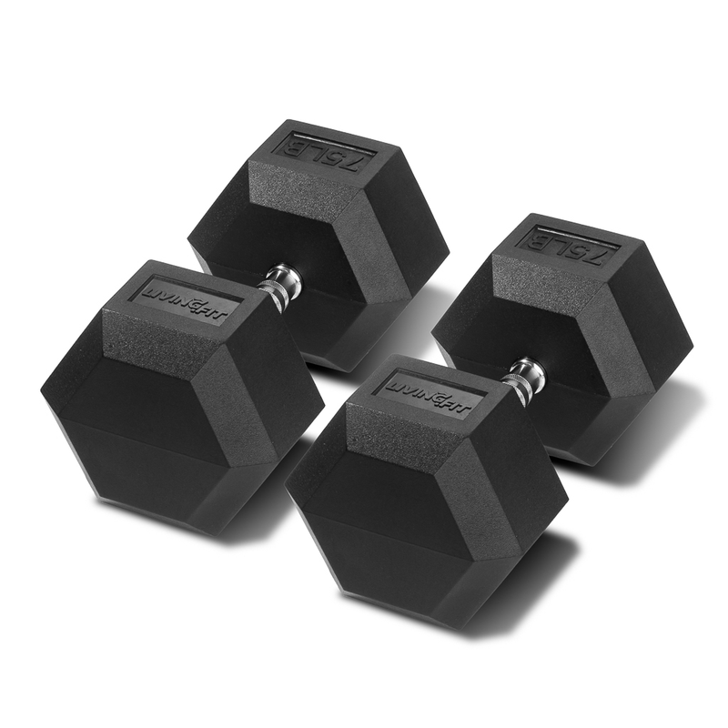 Load image into Gallery viewer, Rubber Hex Dumbbells
