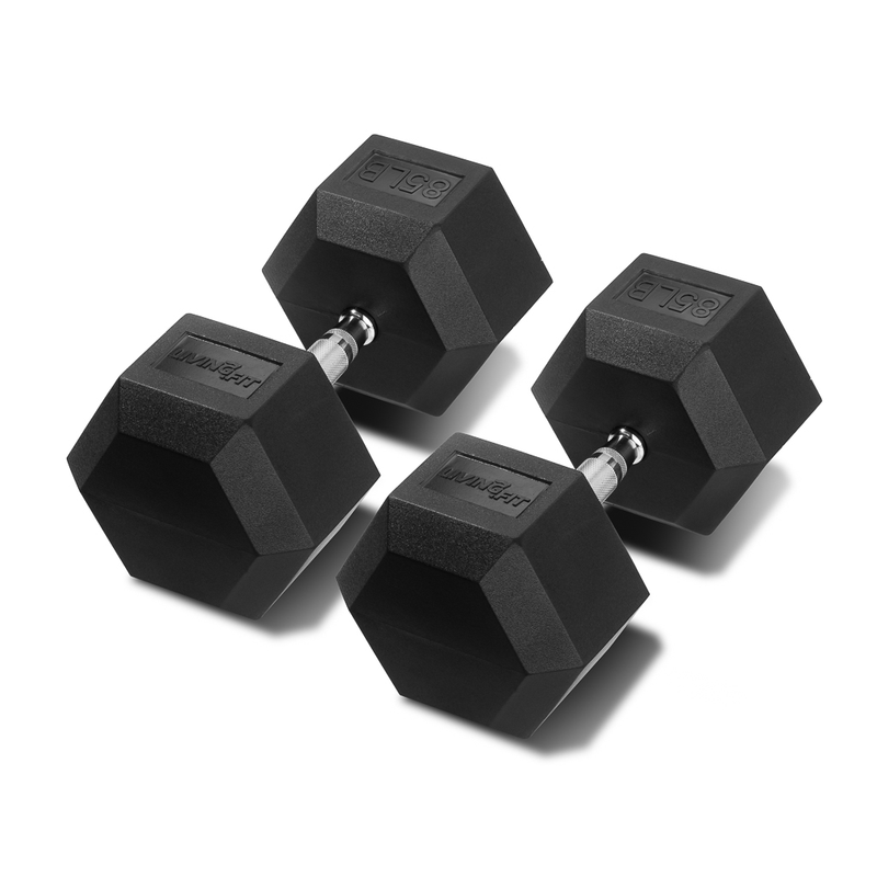 Load image into Gallery viewer, Rubber Hex Dumbbells

