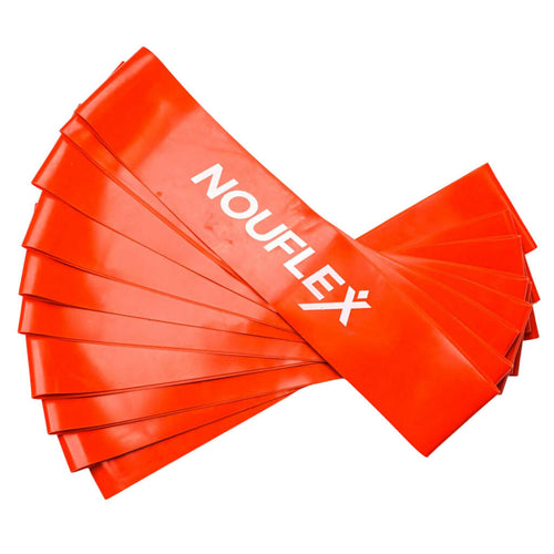 NouFlex Mini Bands - Elastic Workout Resistance Bands - 10-Pack X-Heavy