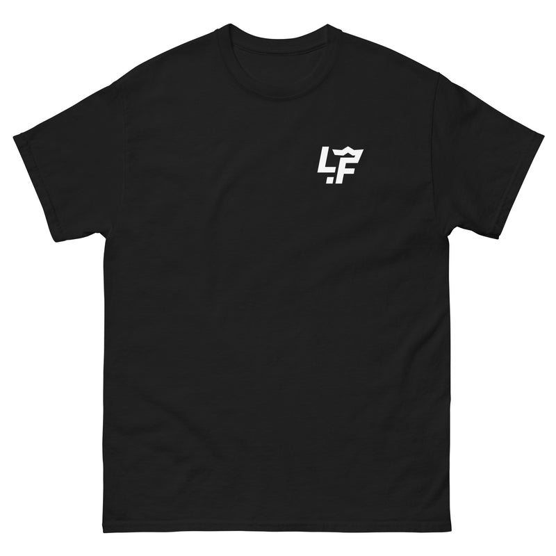 Load image into Gallery viewer, Black Short Sleeve LF Logo Tee Shirt
