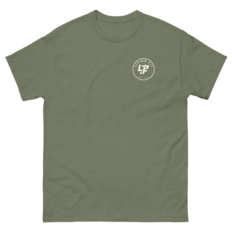 Load image into Gallery viewer, Military Green Short Sleeve LF Circle Logo
