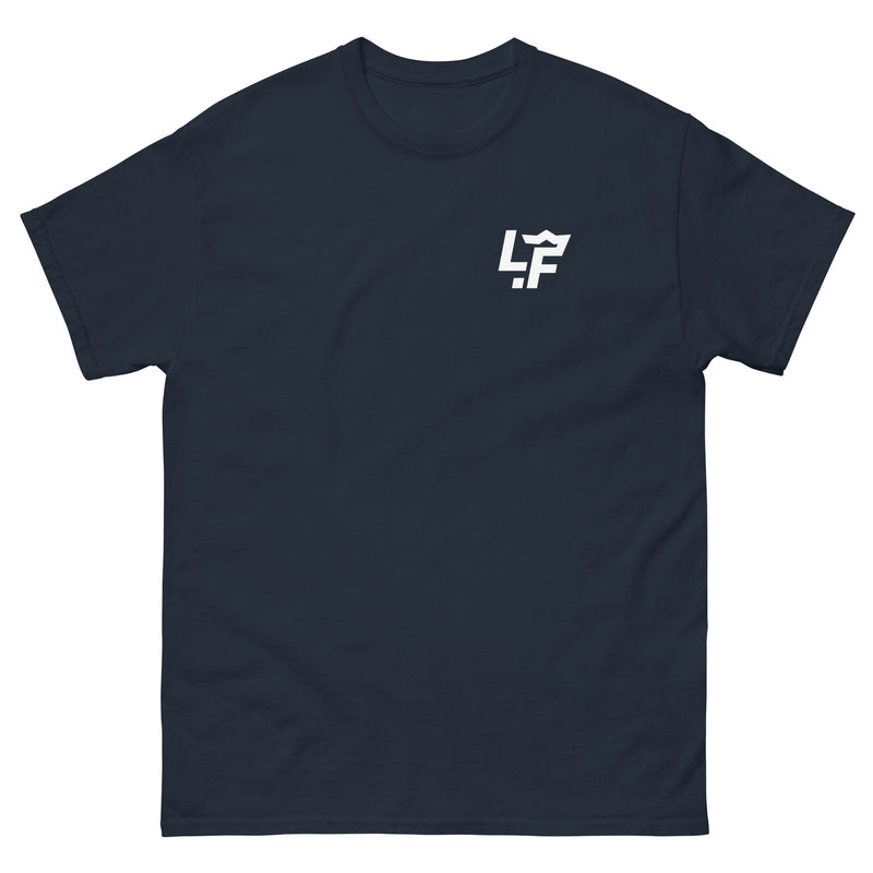 Load image into Gallery viewer, Navy Short Sleeve LF Logo Tee Shirt
