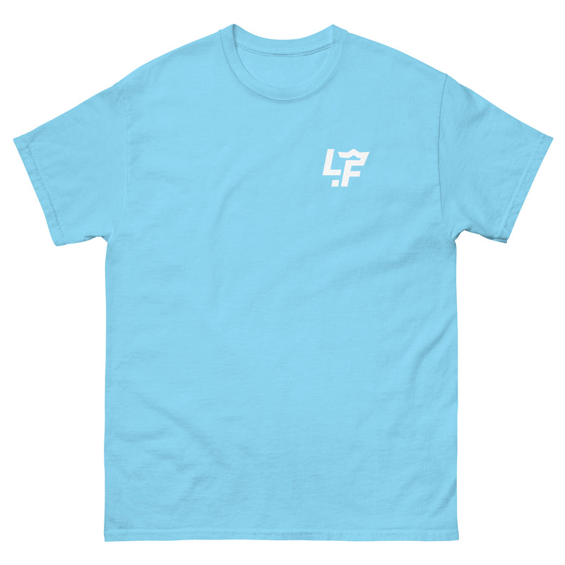 Load image into Gallery viewer, Sky Short Sleeve LF Logo Tee Shirt
