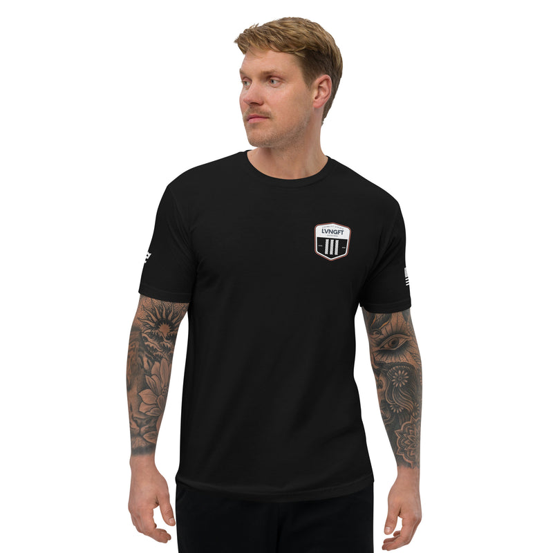 Load image into Gallery viewer, LVNGFT Battle Rope Badge T-shirt
