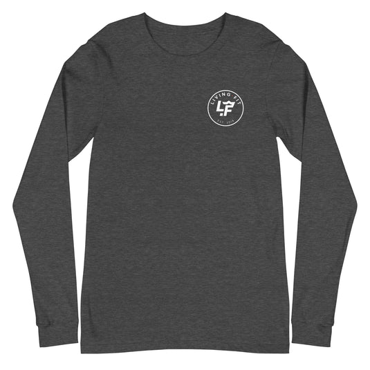 Dark Grey Long Sleeve LF Circle Logo Tee