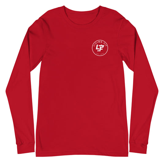 Red Long Sleeve LF Circle Logo Tee