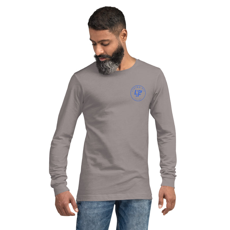 Load image into Gallery viewer, Storm Long Sleeve LF Blue Circle Logo Tee
